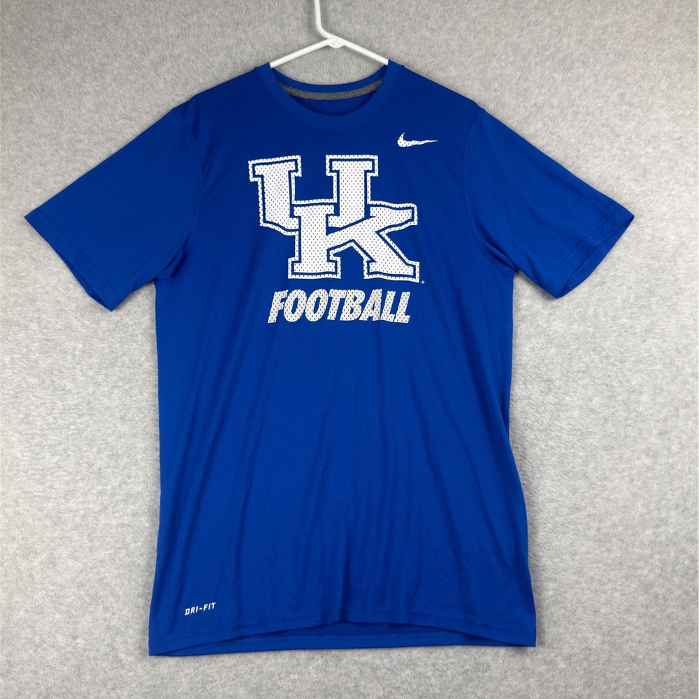 Kentucky Nike Dri-Fit T-Shirt Mens Medium Blue Polyester